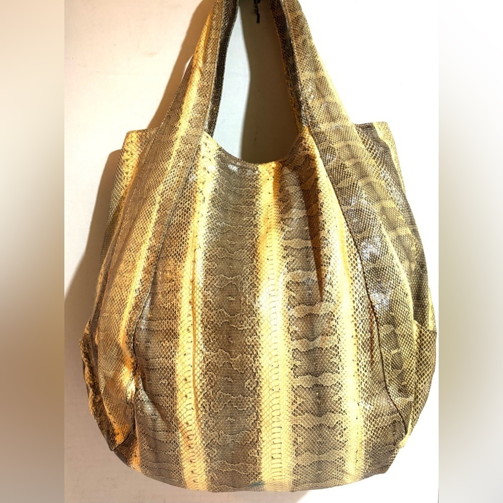 Beirn neutrals snakeskin shoulder handbag